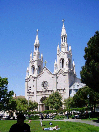 St. Peter and St. Paul Church in San Francisco, California, USA
