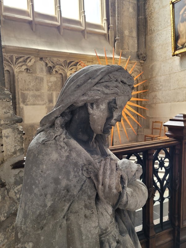 Virgin Mary, St. Vulfran's Church, Abbeville, Picardy, France