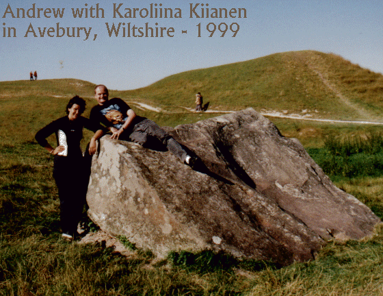 Andrew and Karo at Avebury
