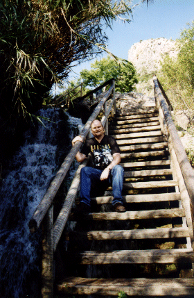 Andrew by Waterfall - May 2003