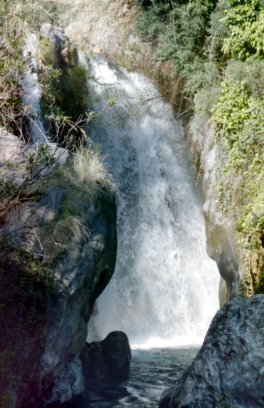Largest Fall at the Fuentes del Algar, Costa del Sol, Spain