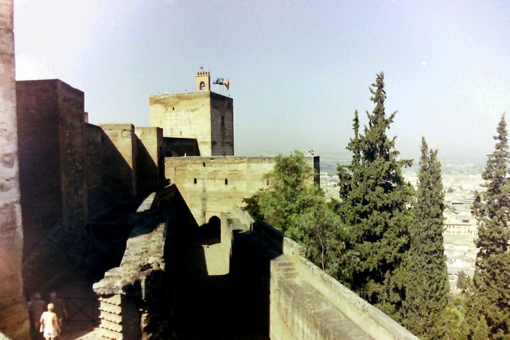 Castle Walls of the Alhambra, Granada, Spain
