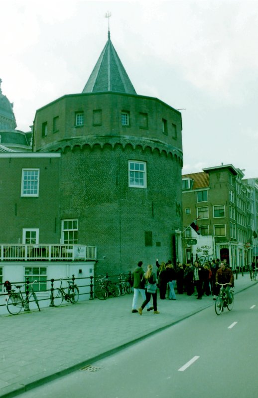 The Schreierstoren (Tower of Tears), also part of the City Walls of Amsterdam, The Netherlands