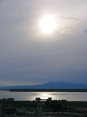 Anchorage, 1 AM and as dark as it ever got!