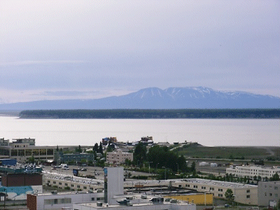 The Sleeping Lady Mountain, Anchorage, Alaska, USA
