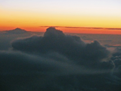 Weird cloud formations