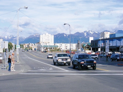 Downtown Rush Hour! Anchorage, AK, USA