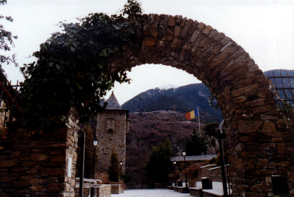 Gateway to the Casa de la Vall, Andorra la Vella, Andorra