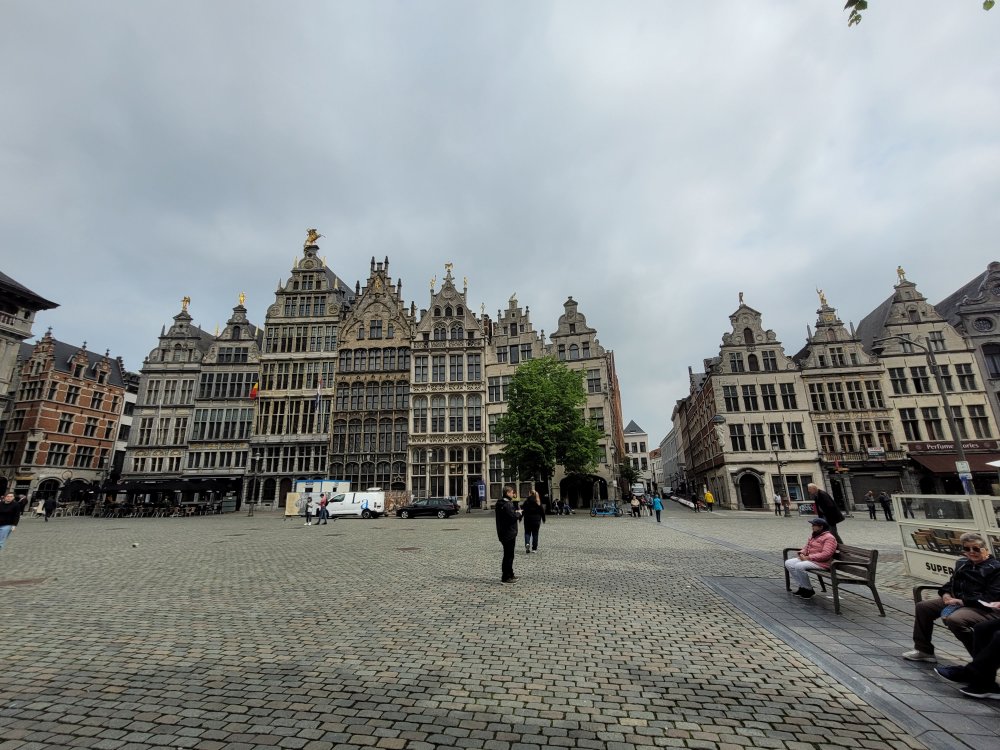 Typical Flemish Architecture, Grote Markt, Antwerp, Belgium