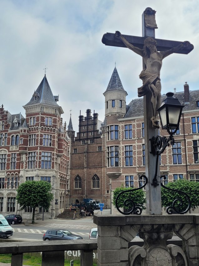 View from Inner Courtyard, Het Steen, Antwerp, Belgium