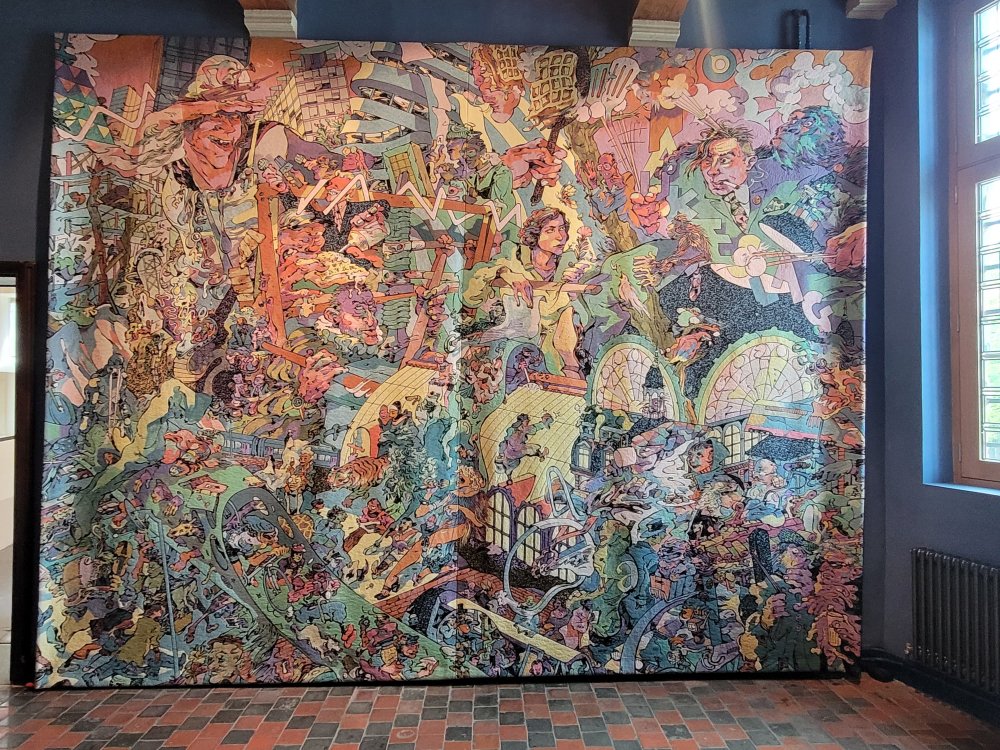 One of the Tapestries of Het Steen, Antwerp, Belgium