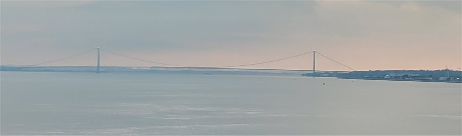 The Humber Bridge in the distance