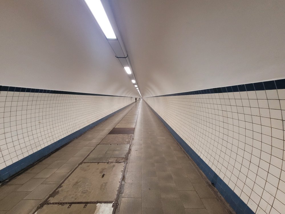 Sint-Anna Foot Tunnel under the Scheldt River, Antwerp, Belgium