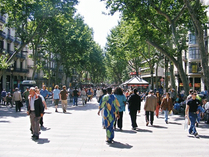 La Rambla, Barcelona, Spain