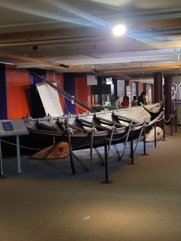 Norman Longship, Musee de la Tapisserie, Bayeux, Normandy, France