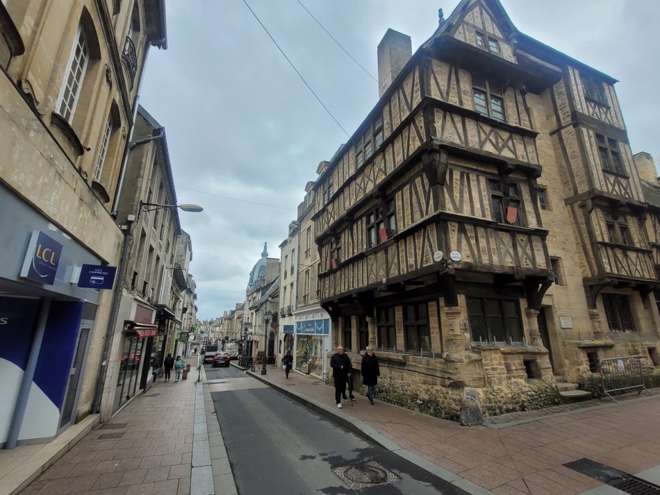 Maison � Pans de Bois and Rue Saint-Martin, Bayeux, France