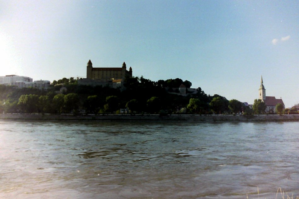 Bratislava Castle and the Danube, Slovakia