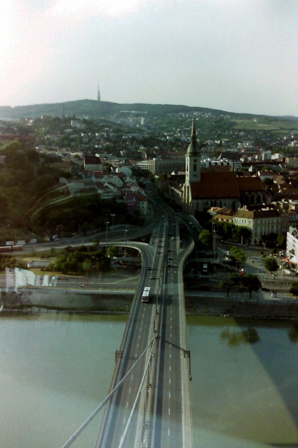 The Bridge from the Tower, Bratislava, Slovakia