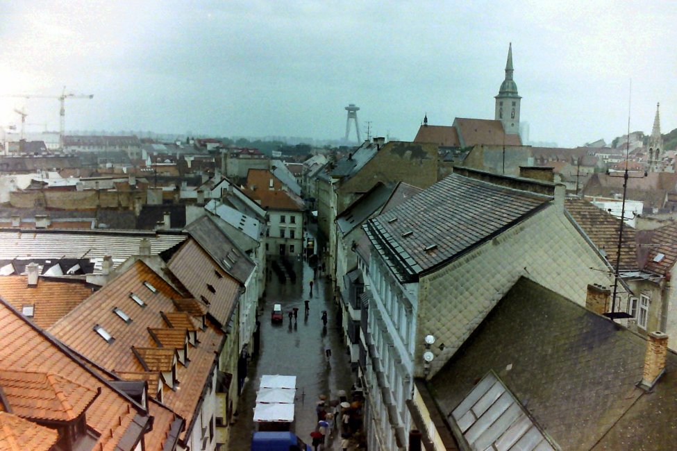View from St. Michael's Gate, Bratislava, Slovakia