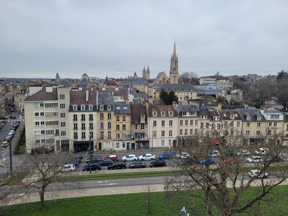 View of Caen from the Castle, Normandy, France
