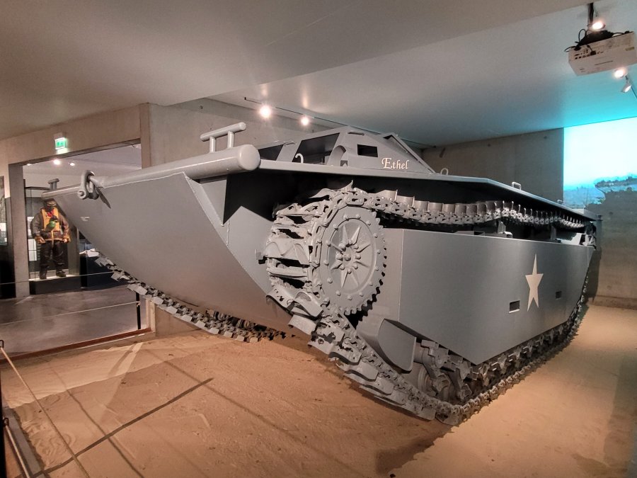 Landing Vehicle at the Utah Beach Museum, Normandy, France
