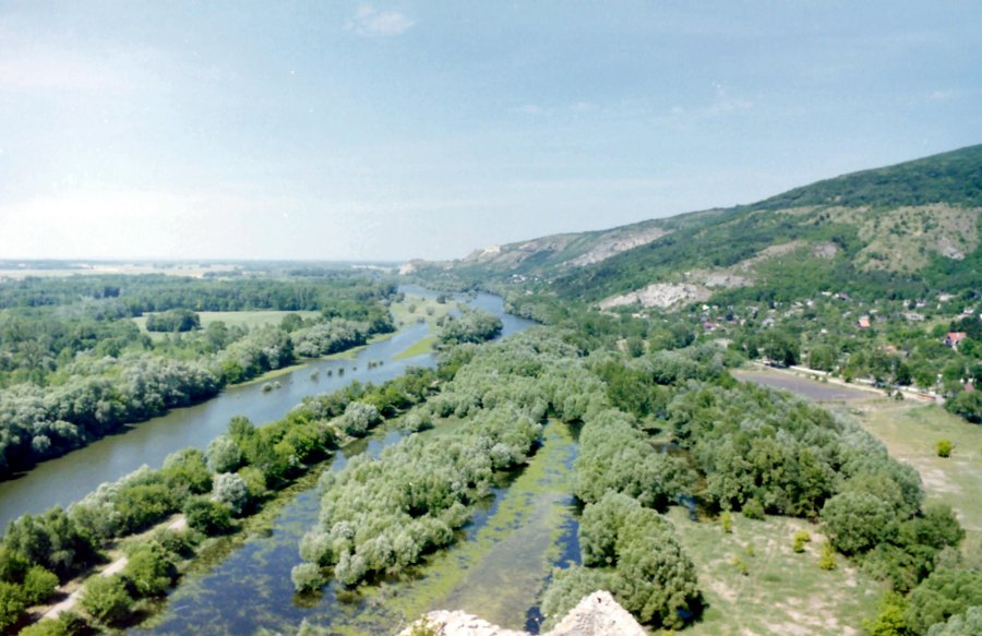 The Danube - the border with Austria and Slovakia