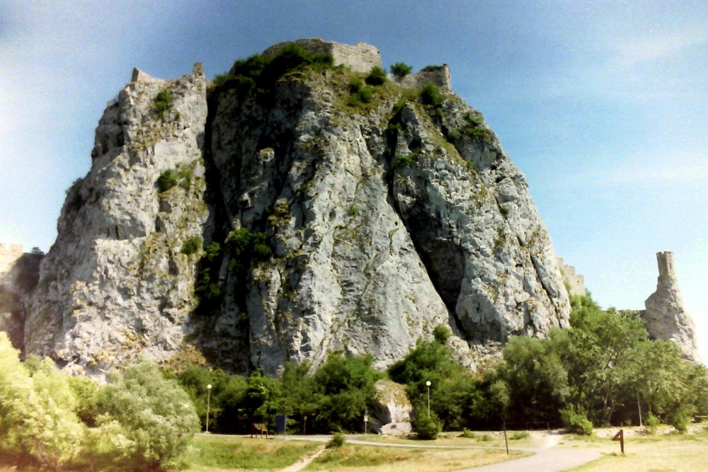 The Forbidden River Side of Dev�n Castle, Slovakia