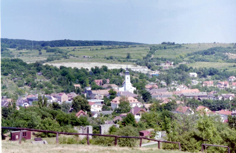 Dev�n Town from the Castle, Slovakia