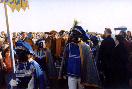 Baltazar's entourage, Alcossebre, Spain