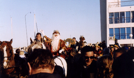 And the Three Kings ride out of town, Alcossebre, Spain