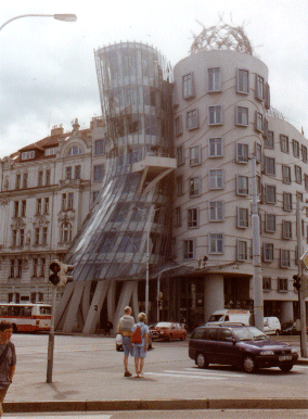 The "Fred and Ginger" Building in Prague, Czech Republic