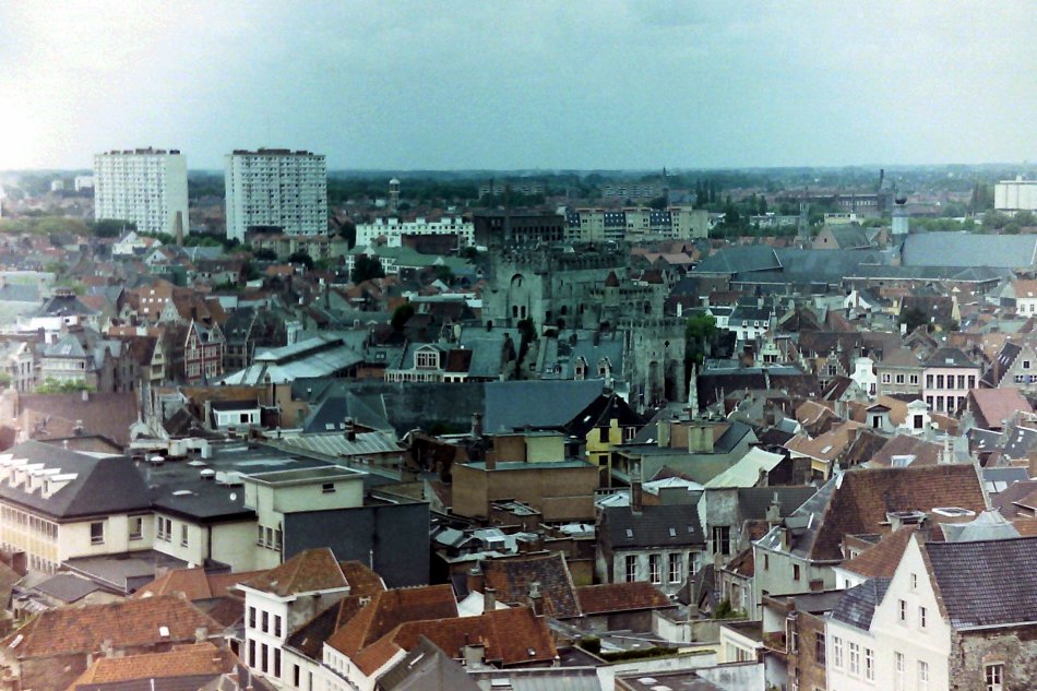 Another view of Gent from the Belfry, Belgium