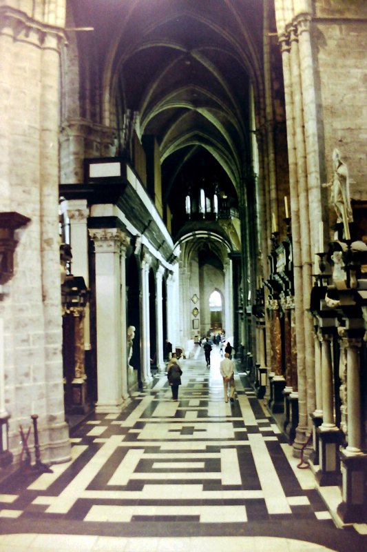 Another interior of St. Bavo's Cathedral, Gent, Belgium