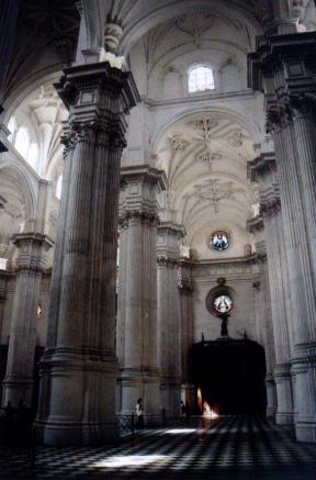 Interior of Granada Cathedral, Spain (1)