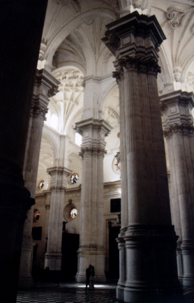 Interior of Granada Cathedral, Spain (2)