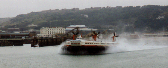 The Dover-Calais Hovercraft - alas now consigned to history