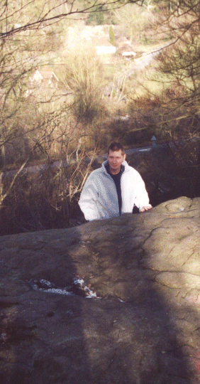 Roy playing peek-a-boo 02/02/02
