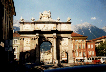 Triumphal Arch in Innsbruck, Austria