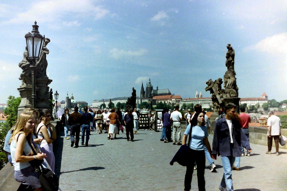 On the Charles Bridge, Prague, Czech Republic