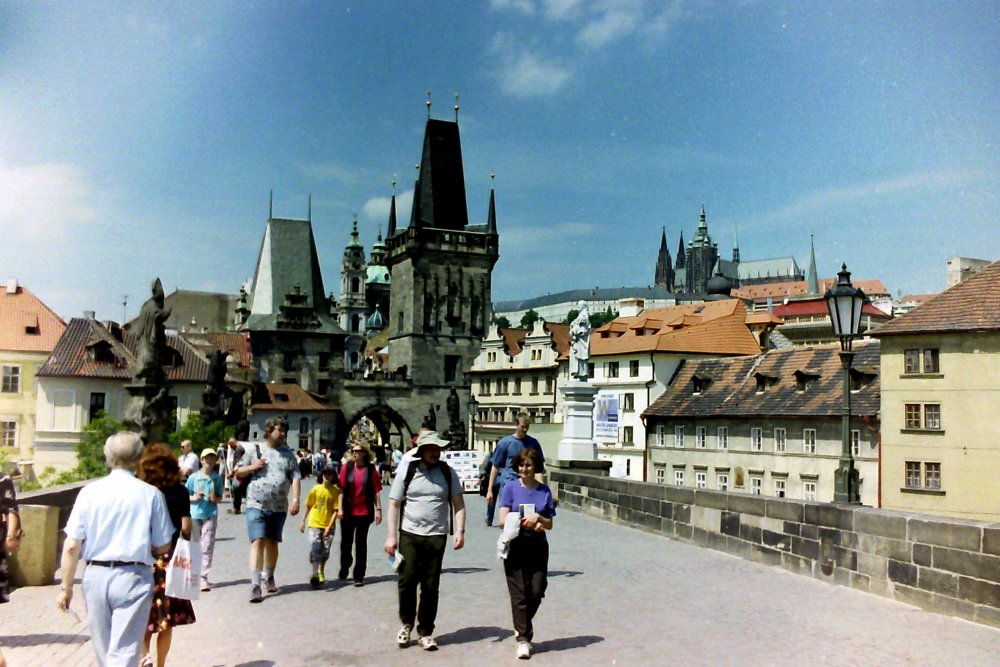 Charles Bridge and Mal� Strana Tower, Prague, Czech Republic