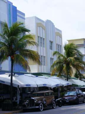 More Old Cars and Old Buildings! Miami Beach, Florida, USA