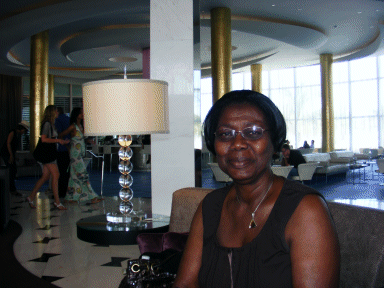 Elize in the Fontainebleau Hotel, Miami Beach, FL. USA
