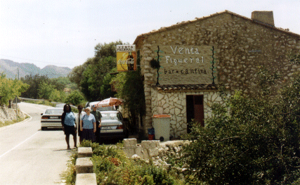 Stopping at a mountain cafe, Spain