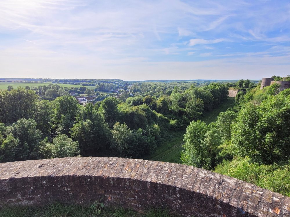 Looking from one of the Towers, Montreuil-sur-Mer, Pas de Calais, France