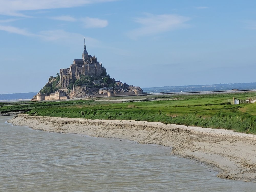 Mont St. Michel from the Barrage Viewpoint, Normandy, France