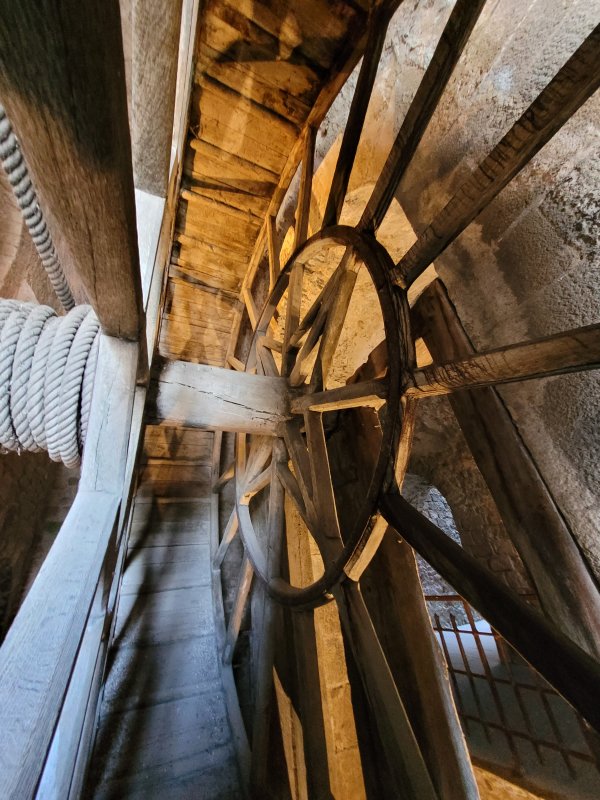 The Treadmill Wheel, Mont St. Michel, Normandy, France