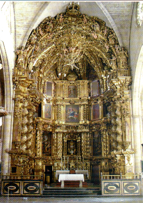 The Altar in Morella Cathedral, Spain
