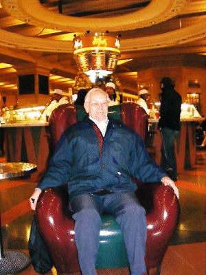 King Ed on his Birthday Throne, Grand Central Station, NYC, USA