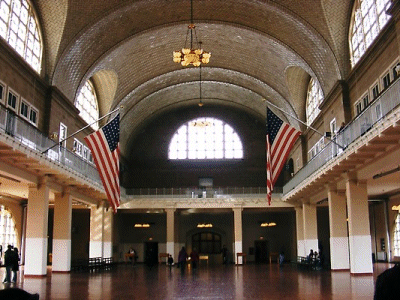 Ellis Island, Main Hall, New York, USA