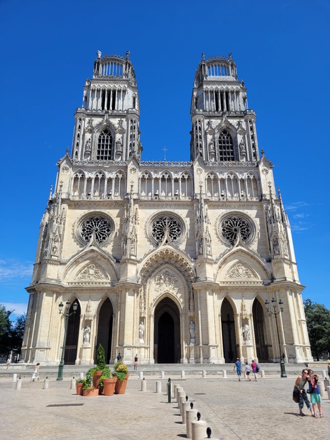 The Front of Orl�ans Cathedral, France